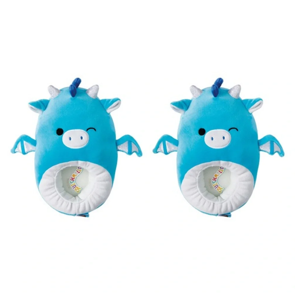 NWT Squishmallow Dragon slippers